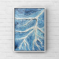 “Lightening “ Acrylic on canvas