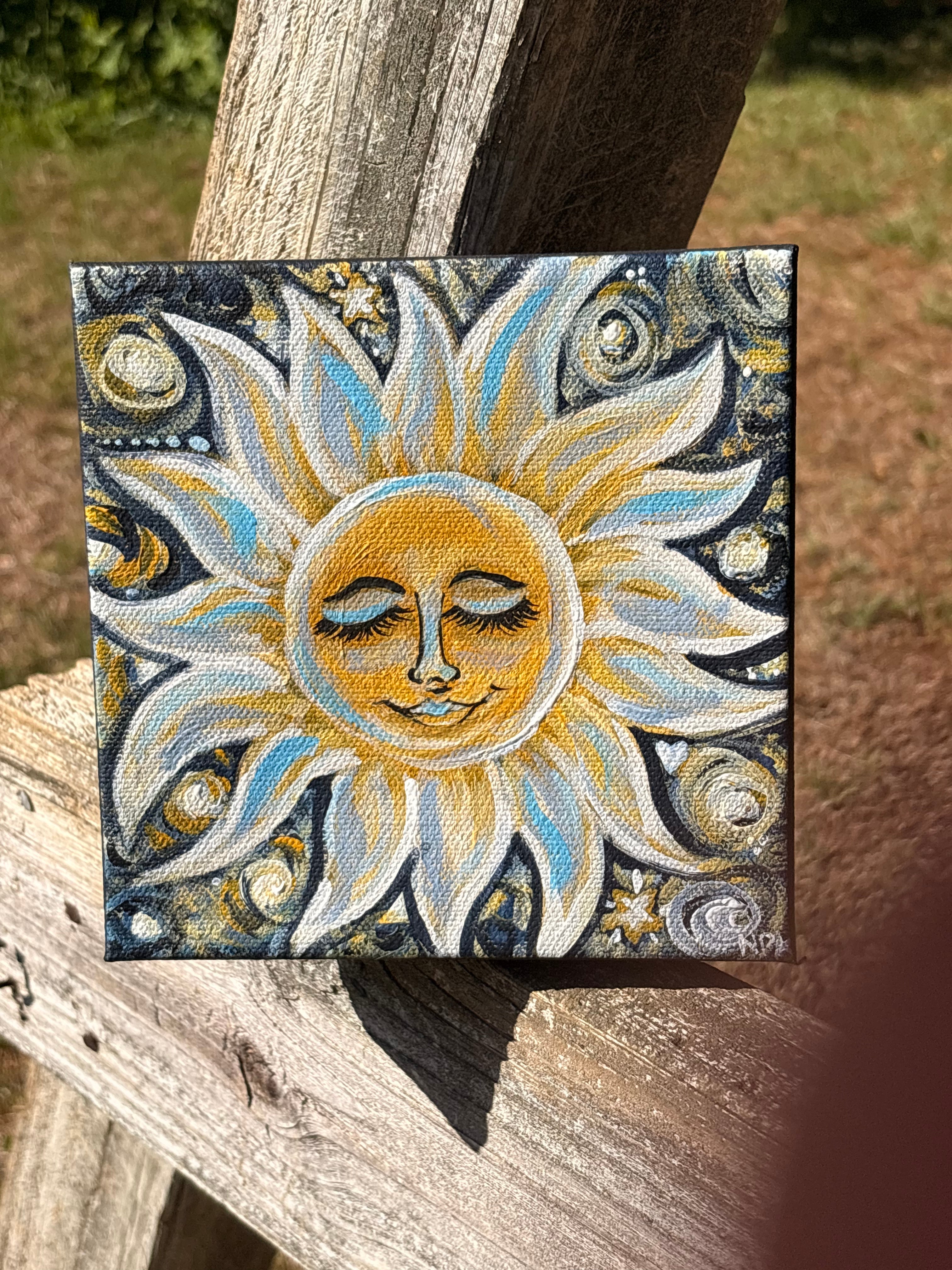 Sun and Moon painting set
