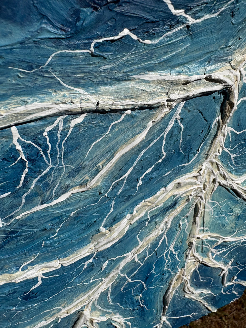 “Lightening “ Acrylic on canvas